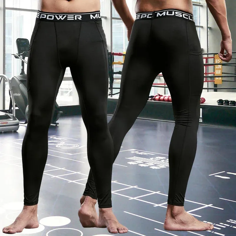 Aidase Mens Compression Sweatpants Male Tights Sport Pants for Gym Fitness Running Joggings Workout Trousers Dry Fit Leggings