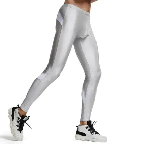 Aidase Spring Men Running Tights Sweatpants Skinny Compression Leggings Running Jogging Fitness Yoga Gym Athletic Exercise Leggings