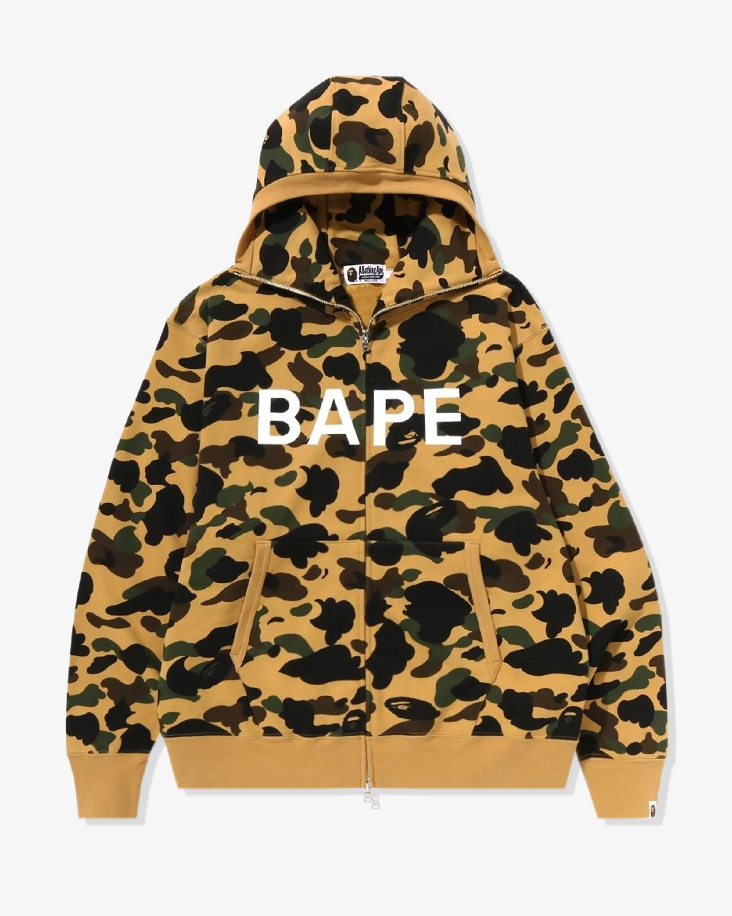 BAPE 1ST CAMO BALACLAVA FULL ZIP HOODIE