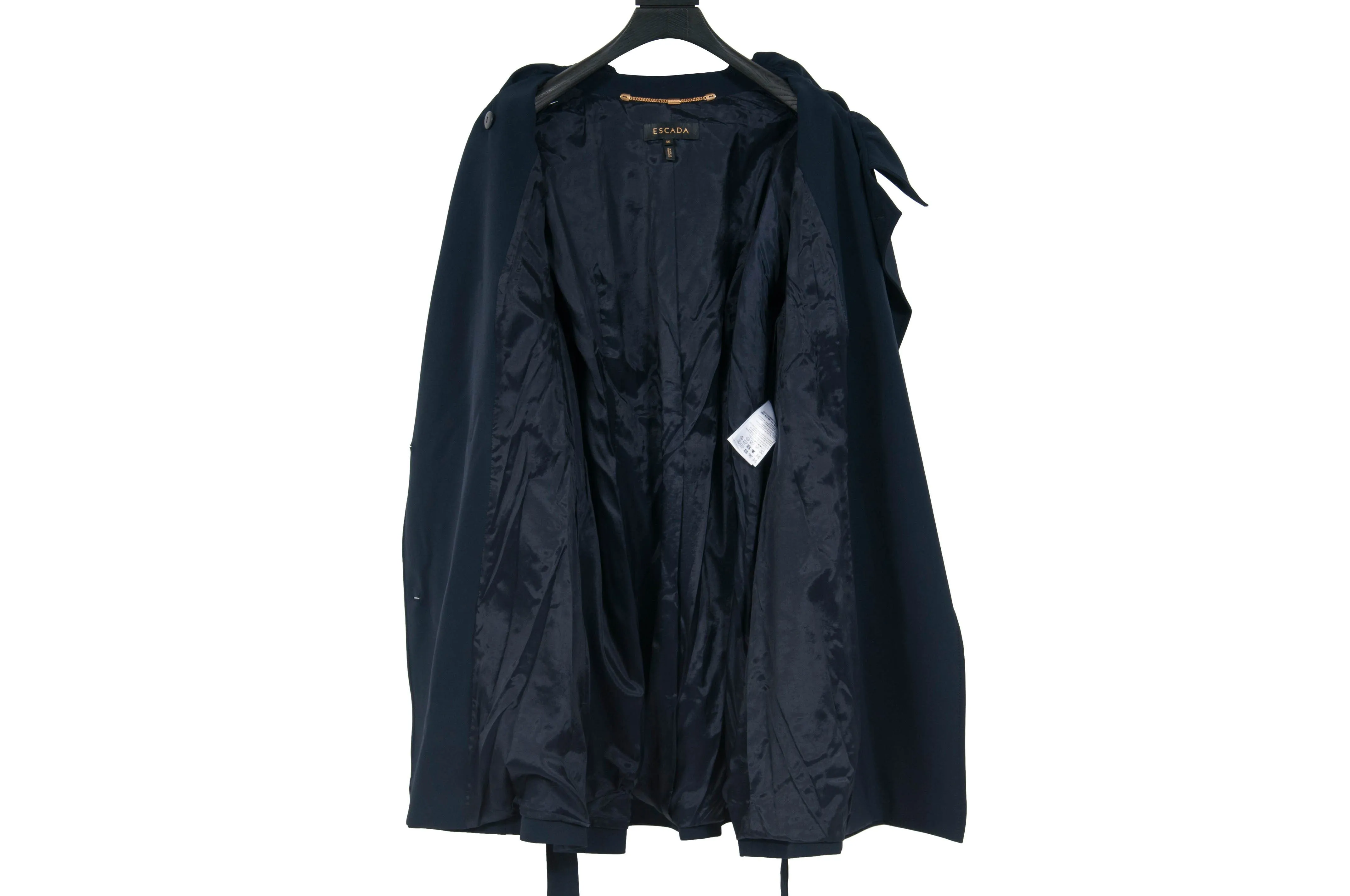 Belted Trench Coat (Navy)