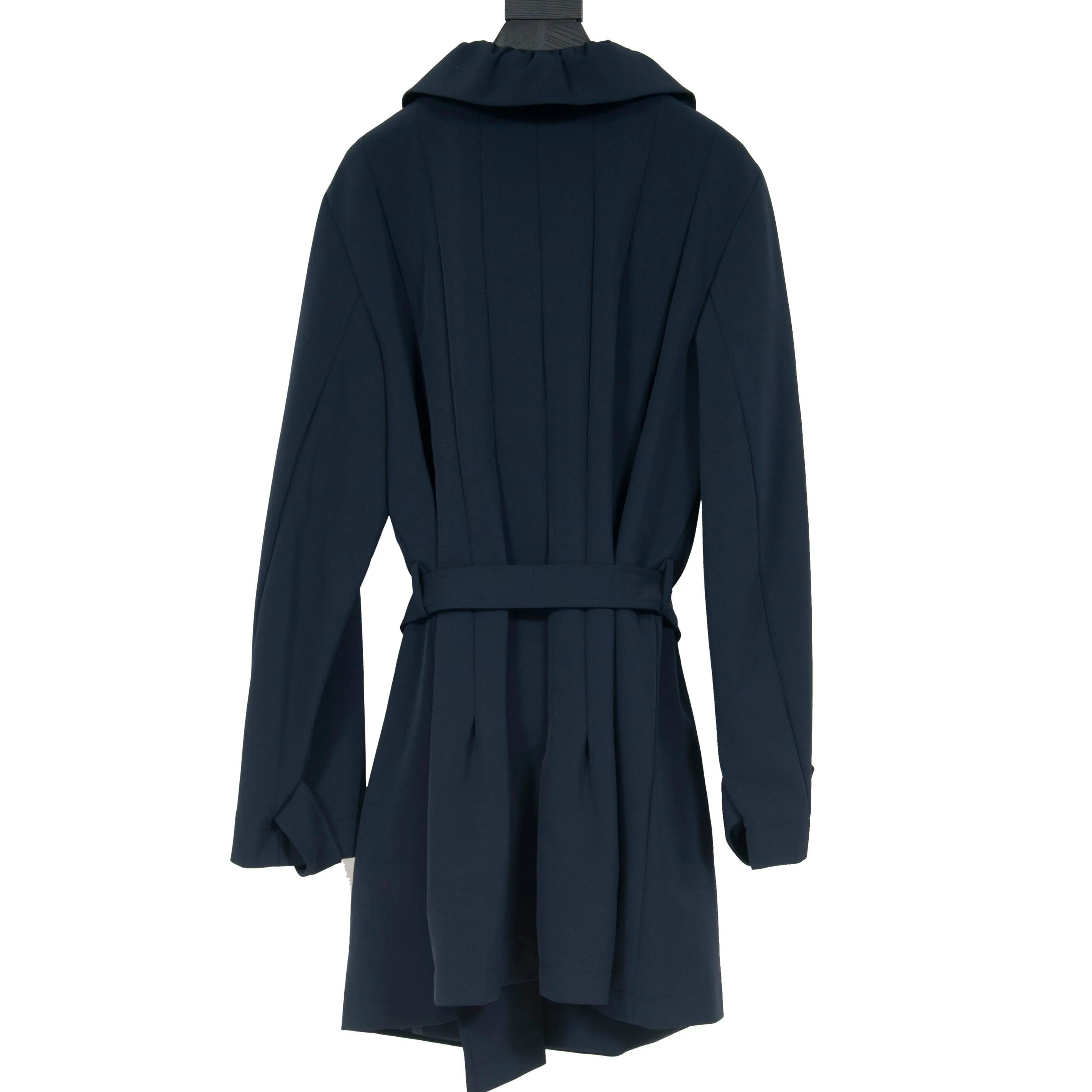 Belted Trench Coat (Navy)