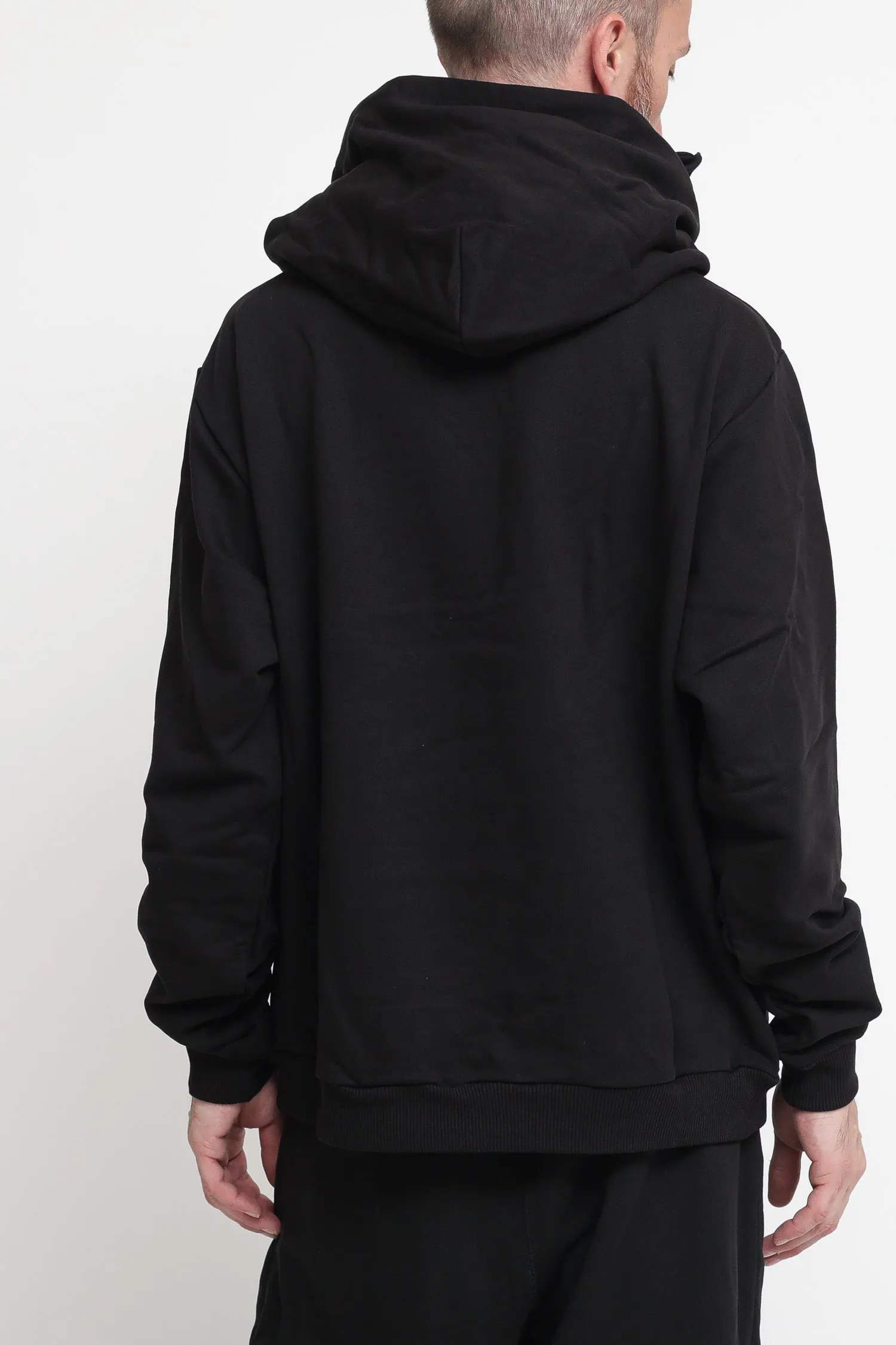 Bl Balaclava Hoodie Red And Grey Light - Black