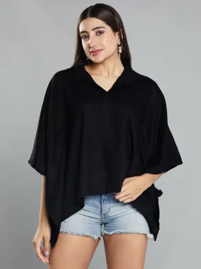 Black Kaftan Top - Beyond Basic