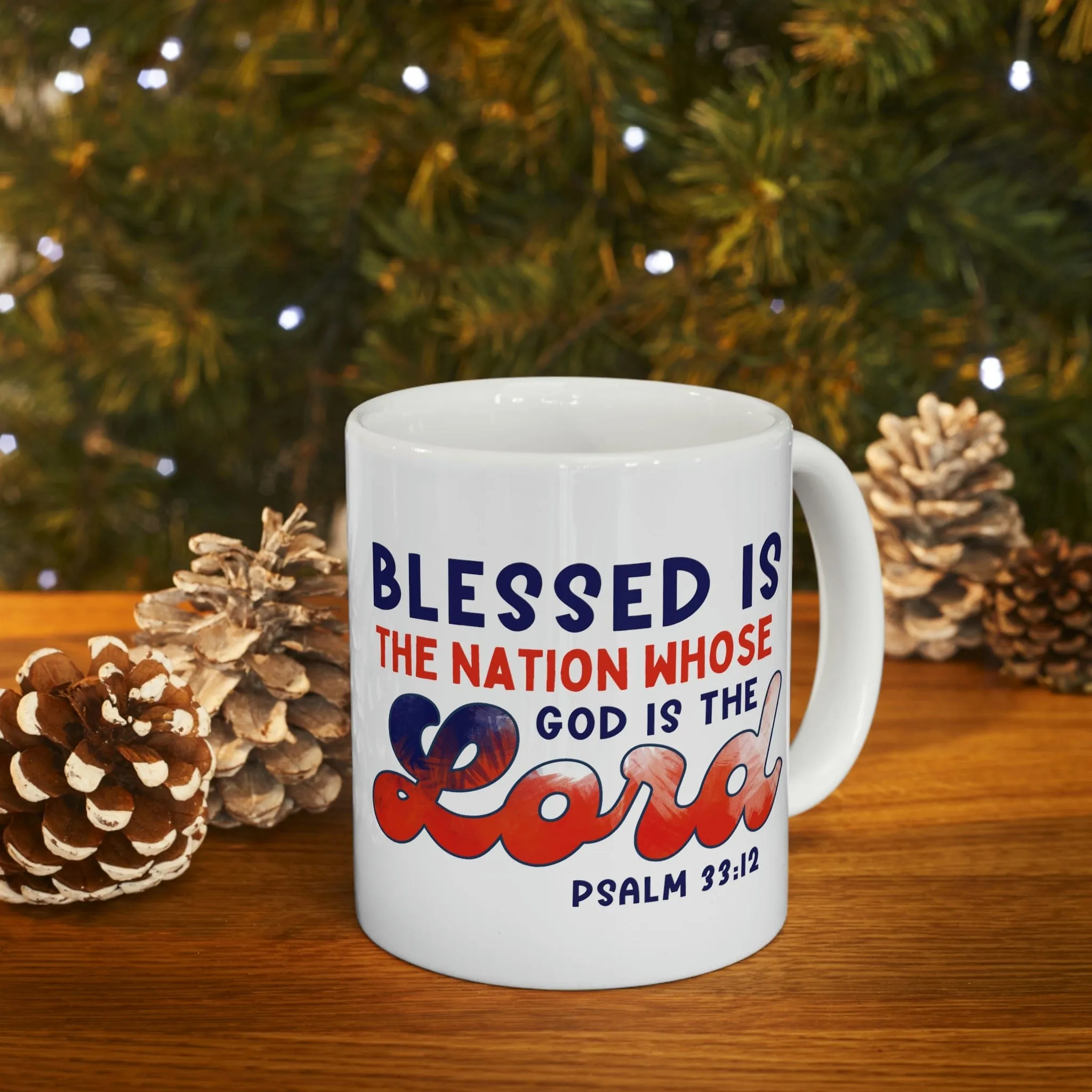 Blessed is the Nation 11oz Mug