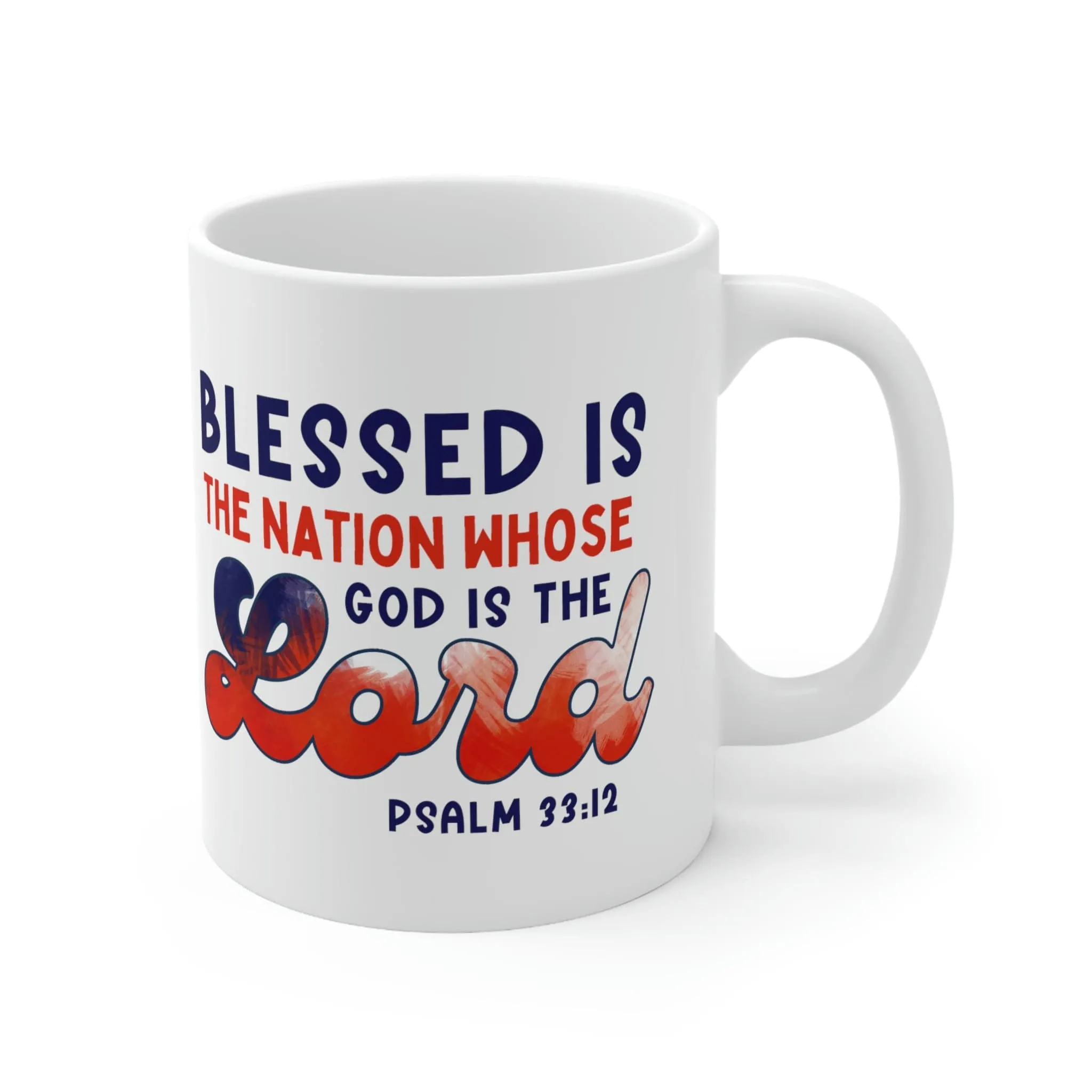 Blessed is the Nation 11oz Mug