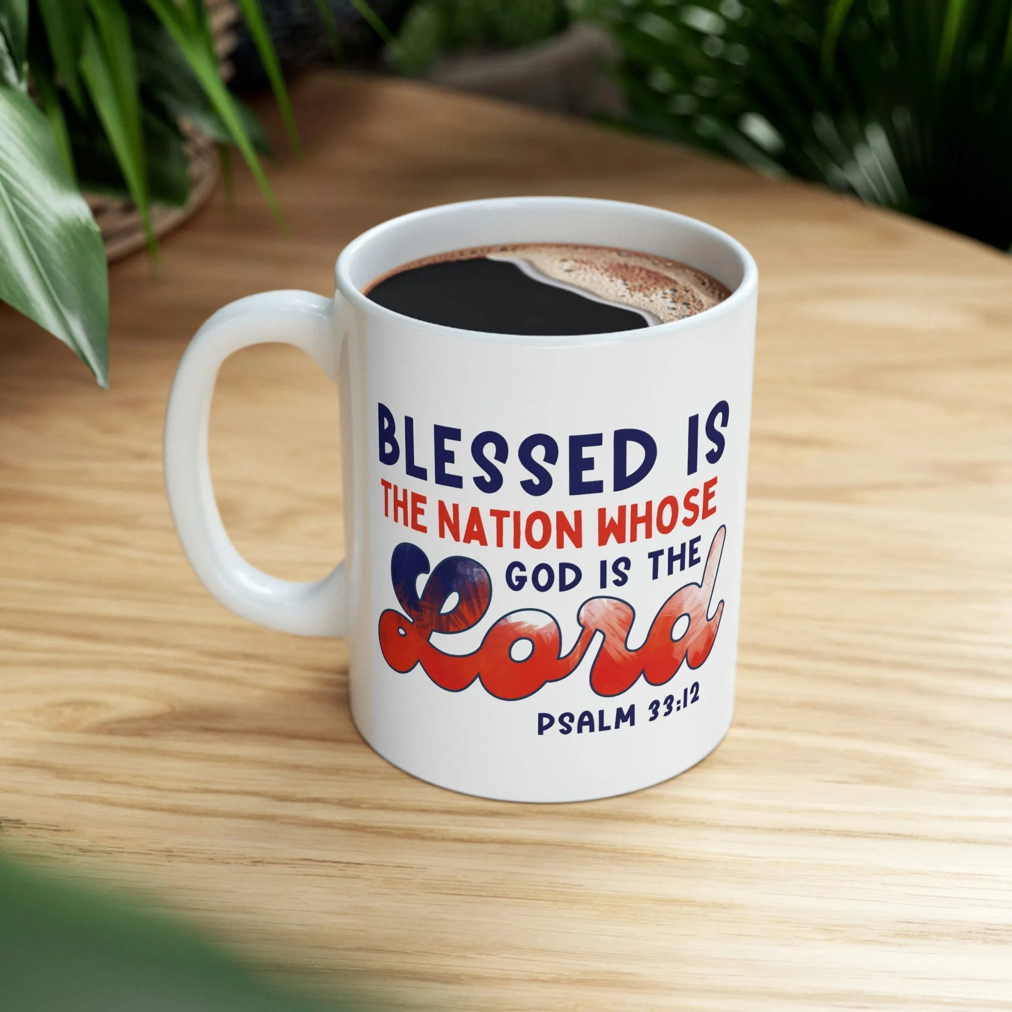 Blessed is the Nation 11oz Mug