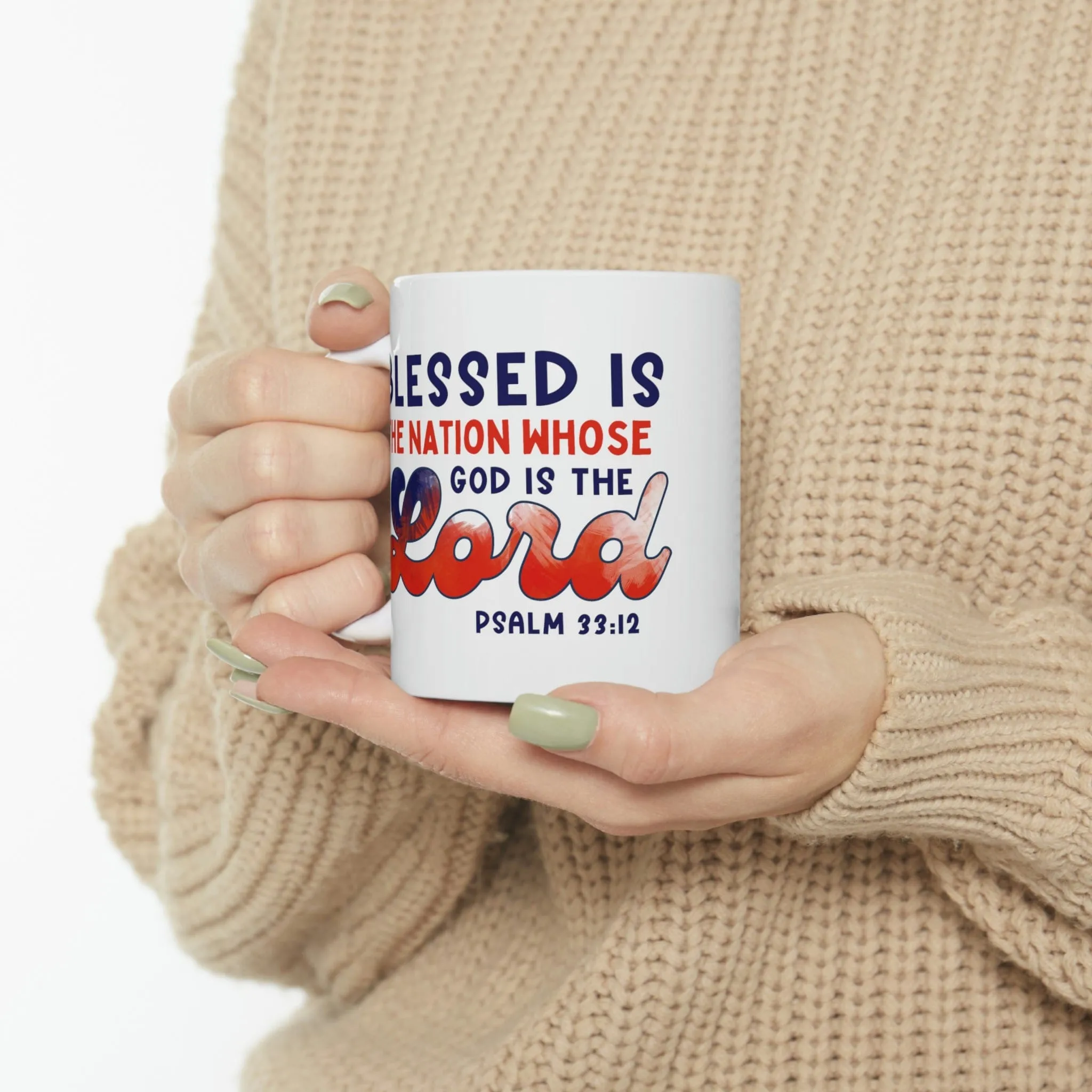 Blessed is the Nation 11oz Mug