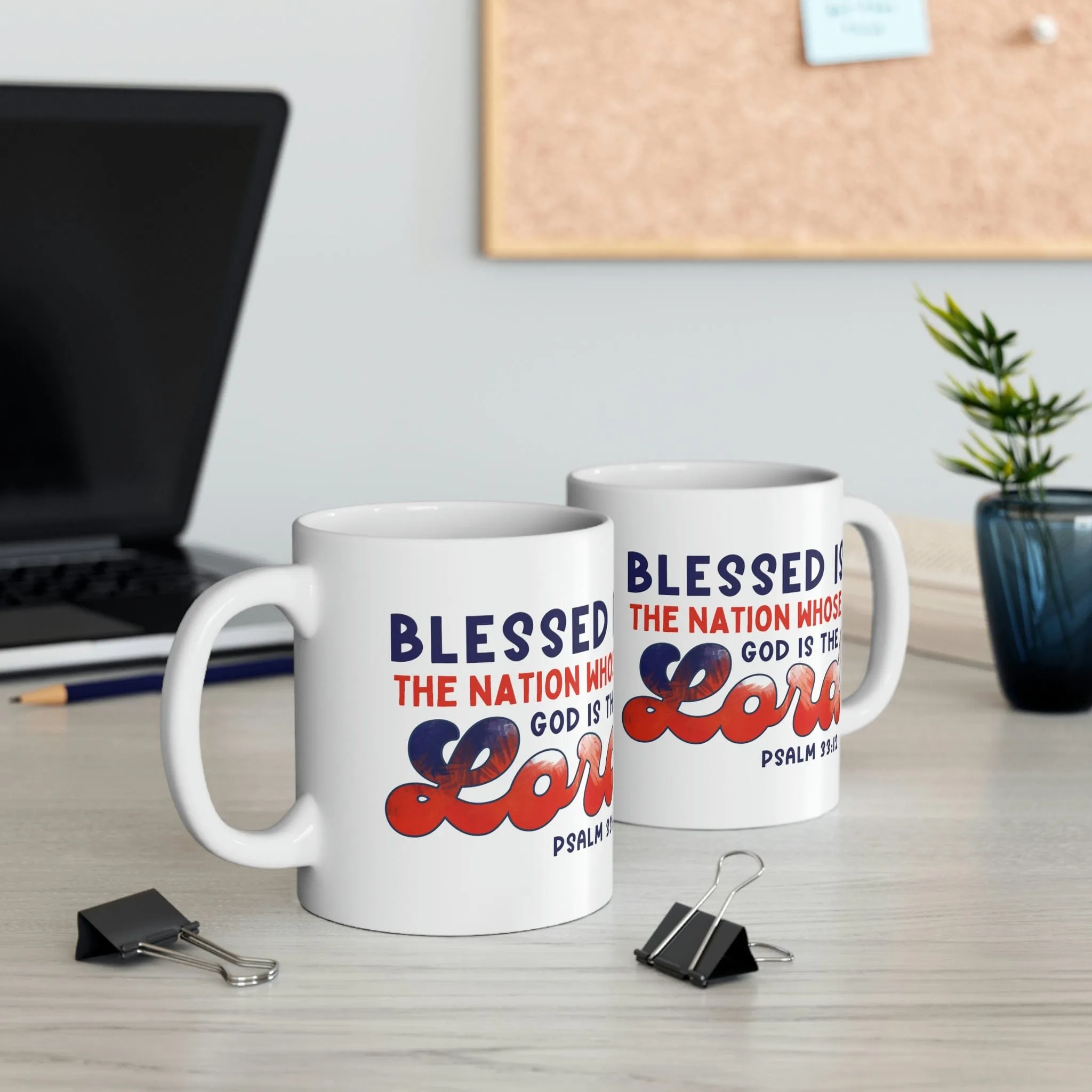 Blessed is the Nation 11oz Mug