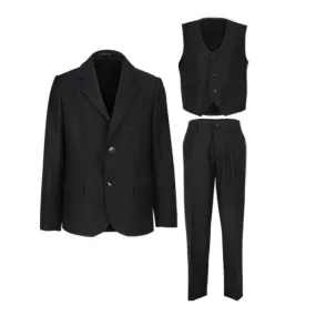 BOYS BLACK LA-KIDS 3 PIECE SUIT