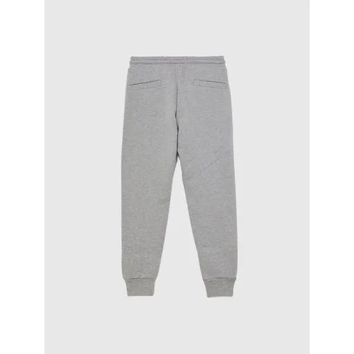 Boys Grey Sweatpants With Logo