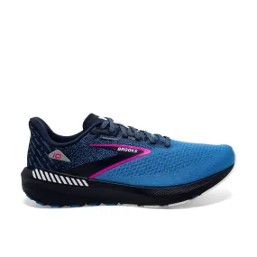 Brooks Launch GTS 10 (Womens) - Peacoat/Marina Blue/Pink Glo