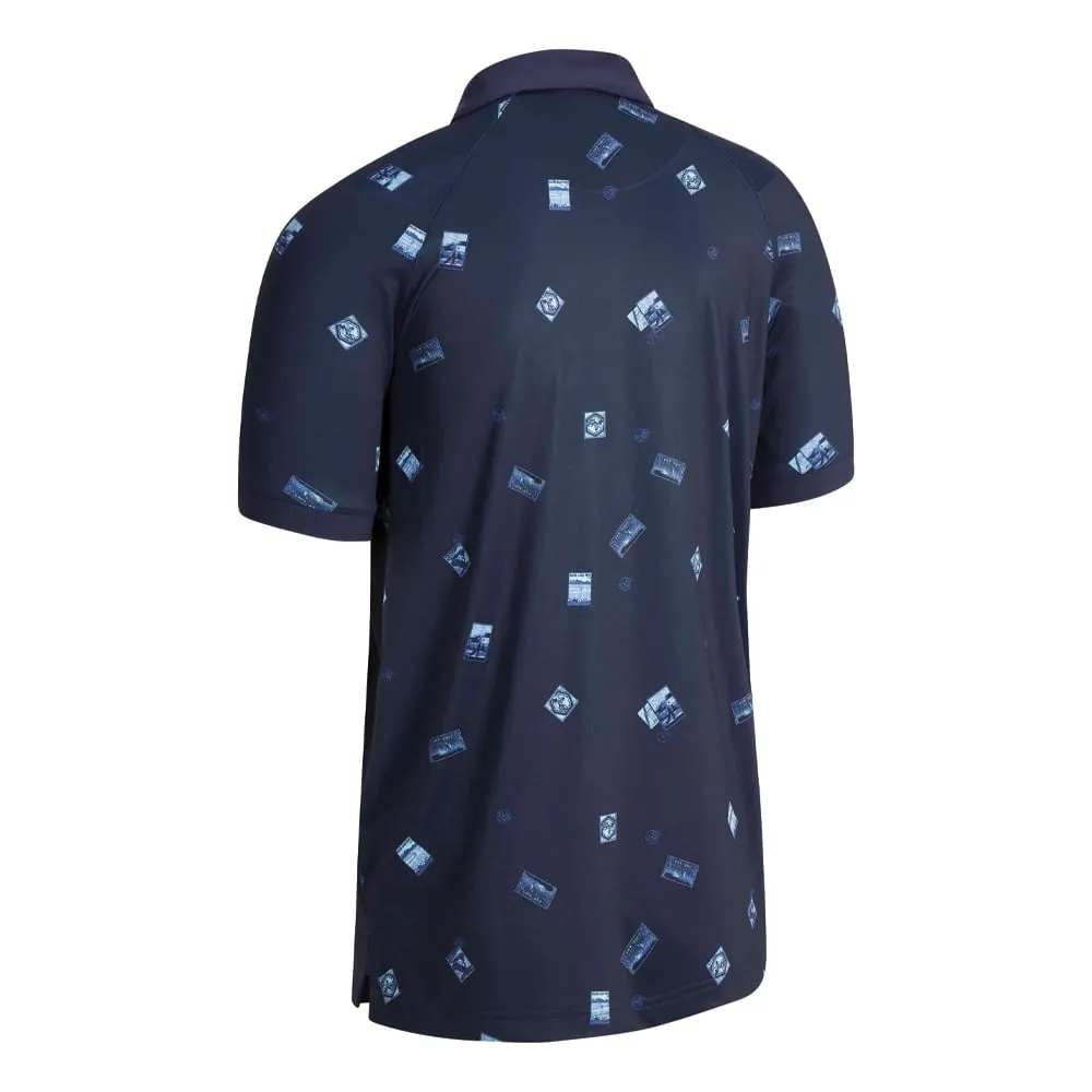 Callaway Postcard Printed Polo Shirt - Peacoat