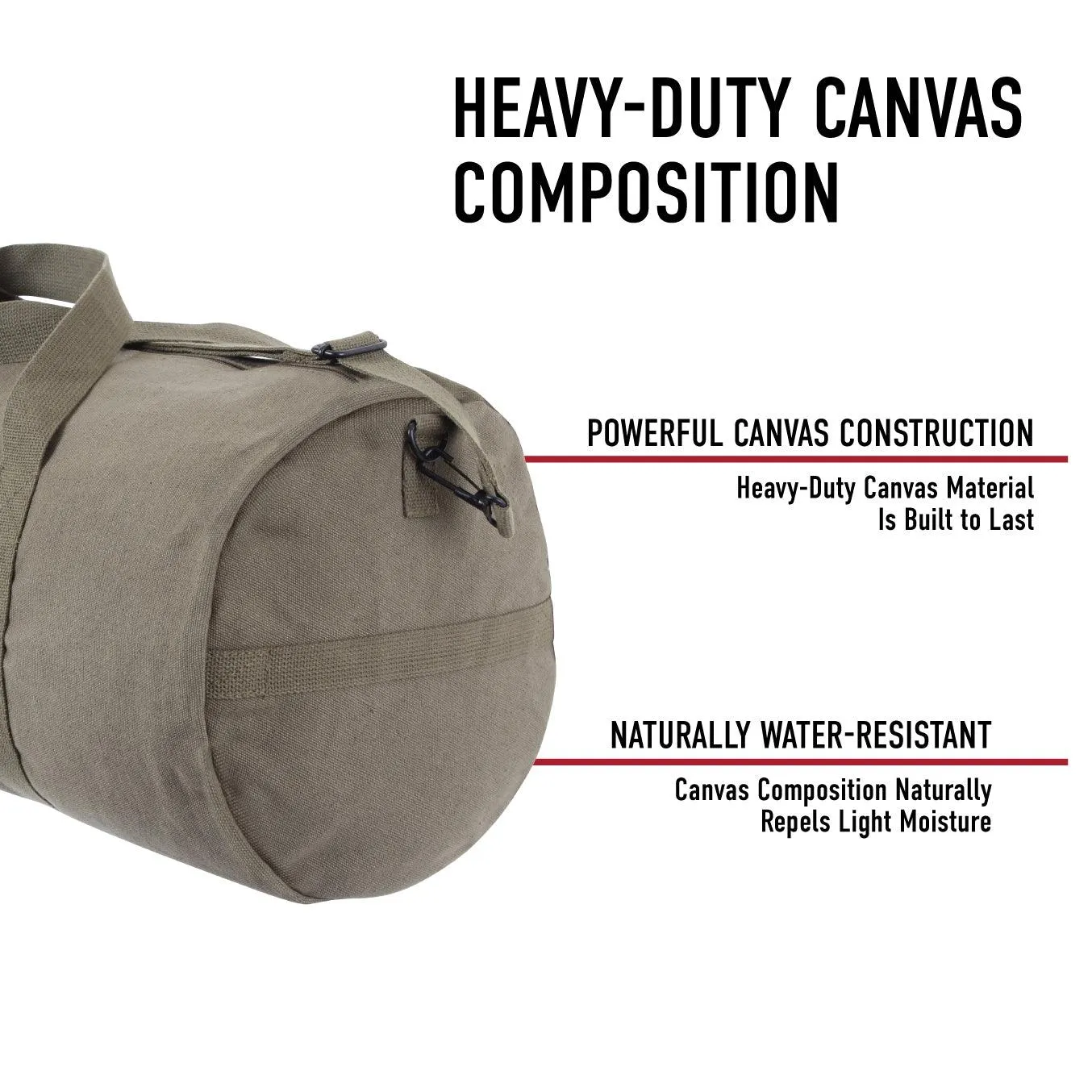 Canvas Shoulder Duffle Bag