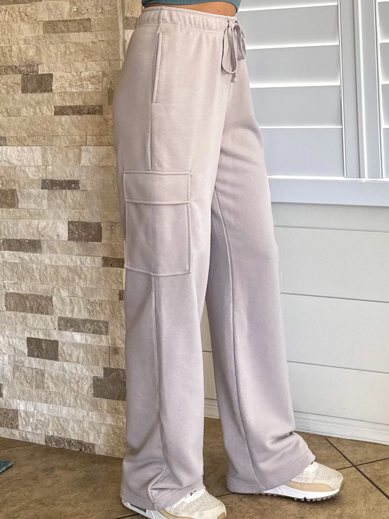 Cargo Sweatpants - Taupe