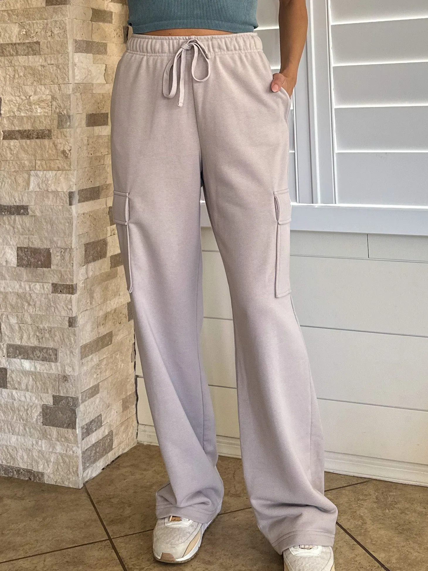 Cargo Sweatpants - Taupe