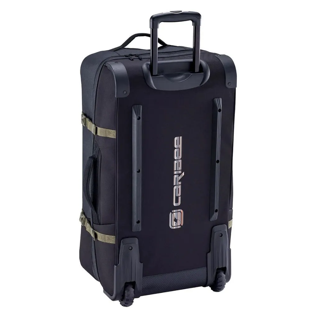 Caribee Split Roller Wheeled Duffle bag 100L - Black