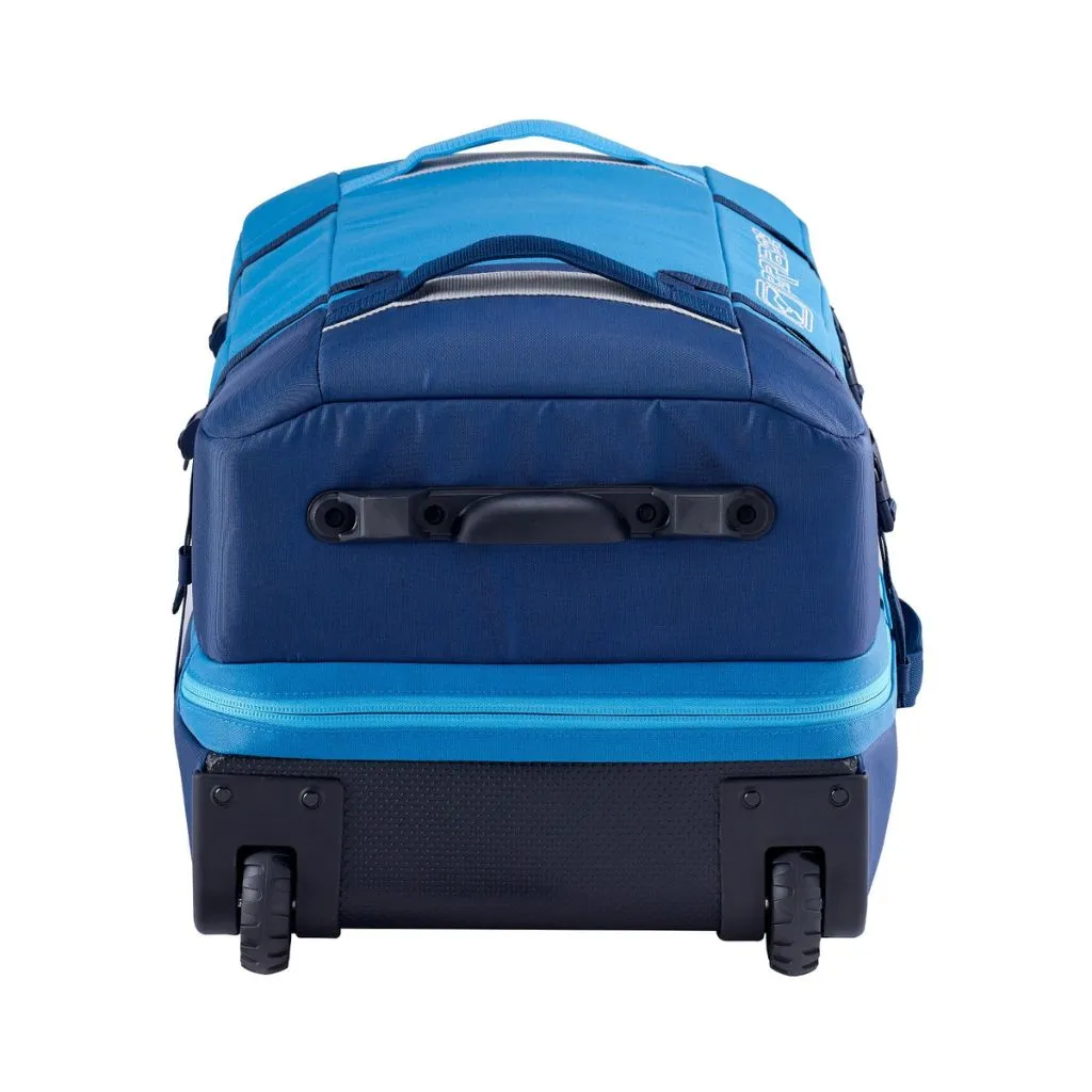 Caribee Split Roller Wheeled Duffle bag 100L - Sea Blue/Navy