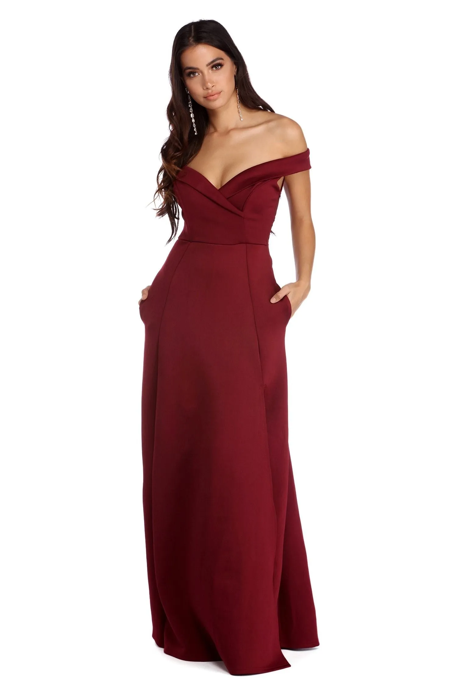 Christine Off The Shoulder Ball Gown