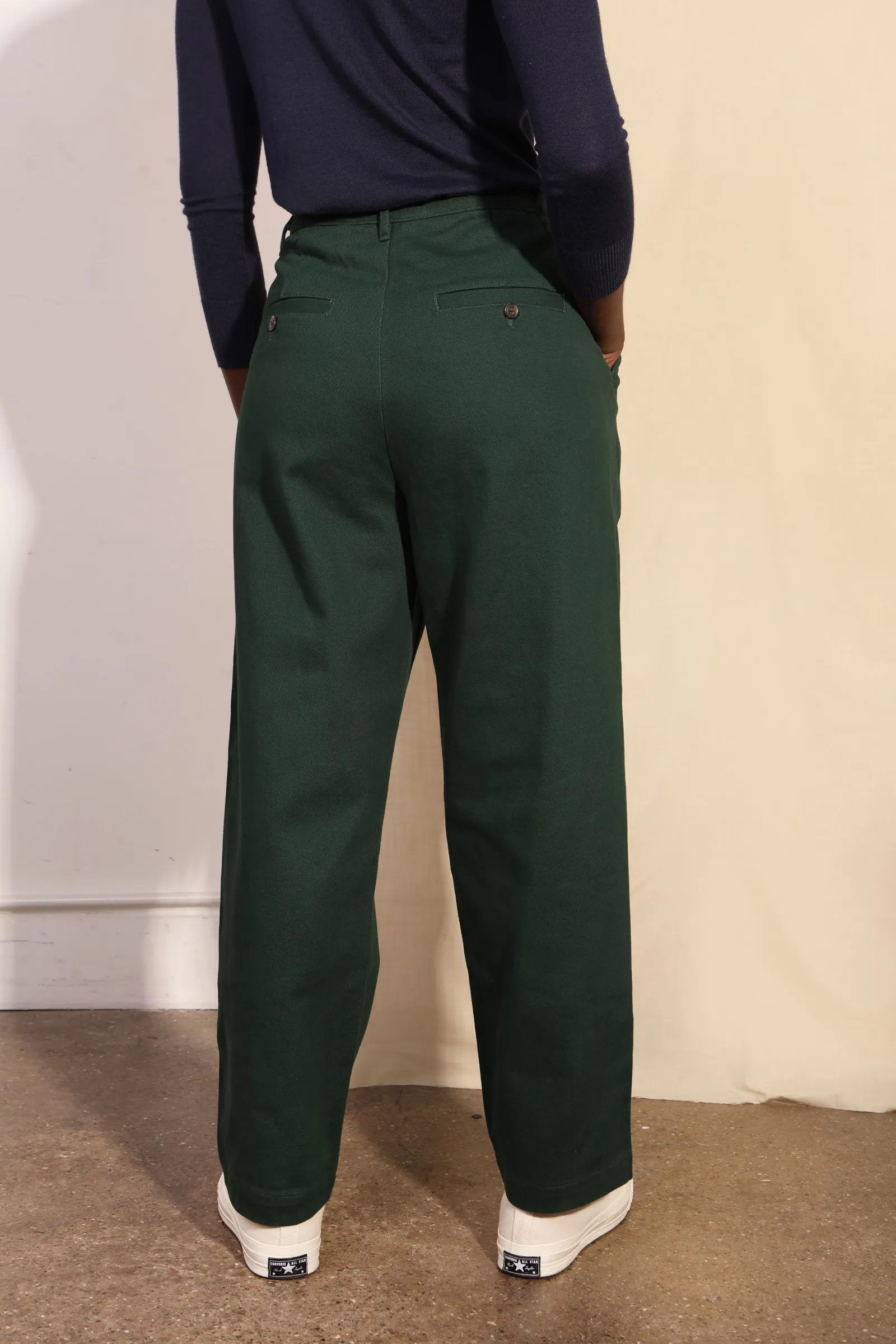 Classic Slacks Forest Green