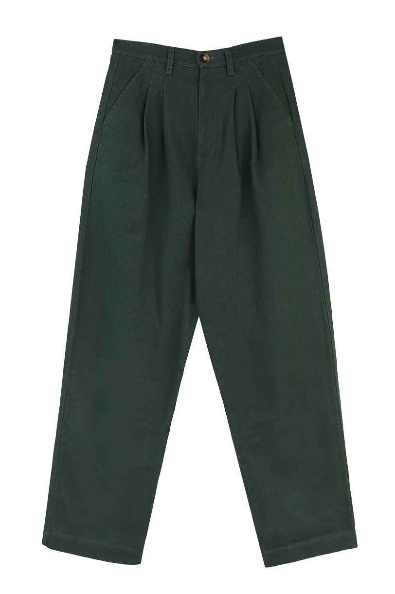 Classic Slacks Forest Green