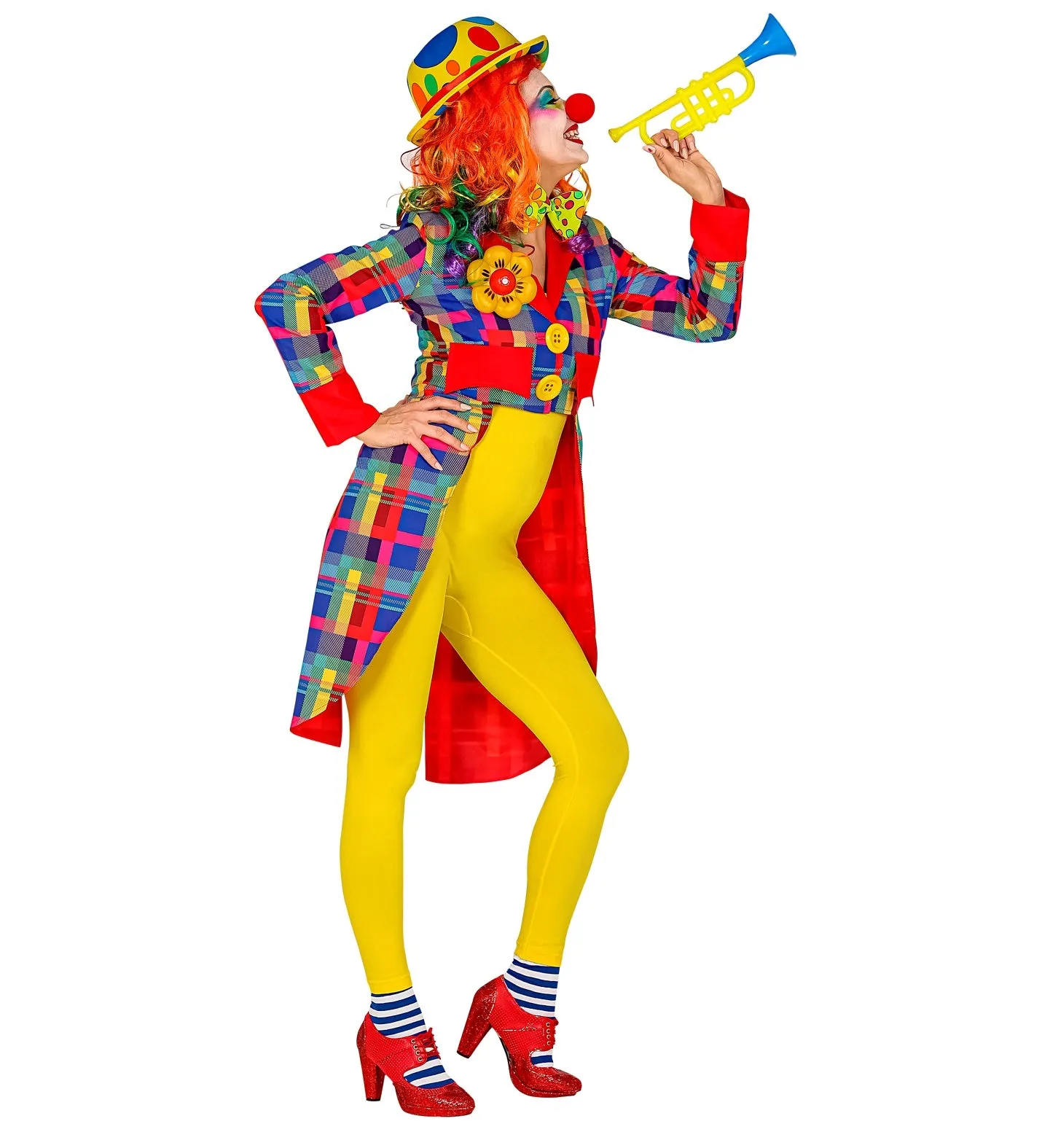 Clown Carnival Tailcoat Jacket Ladies