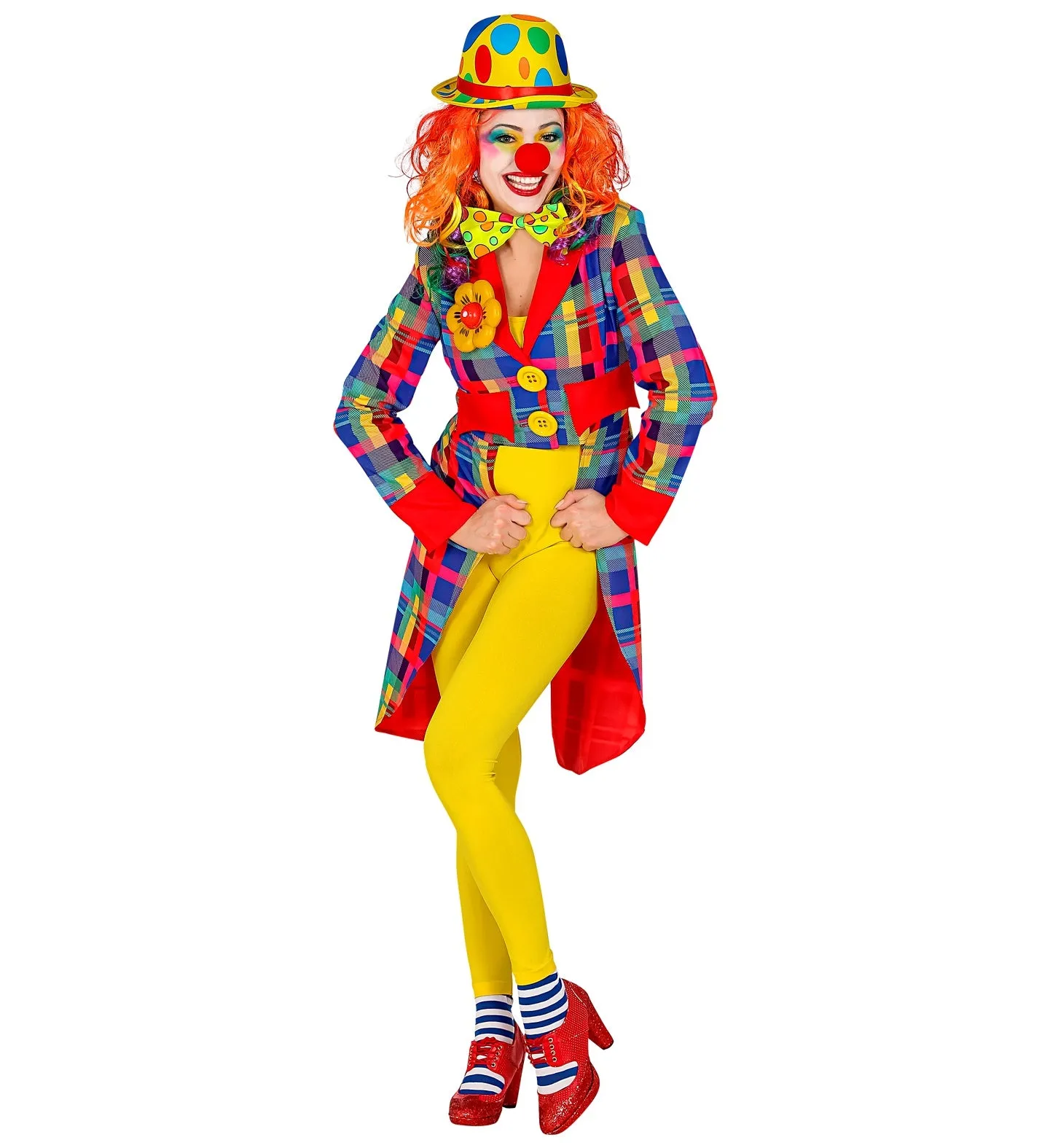 Clown Carnival Tailcoat Jacket Ladies