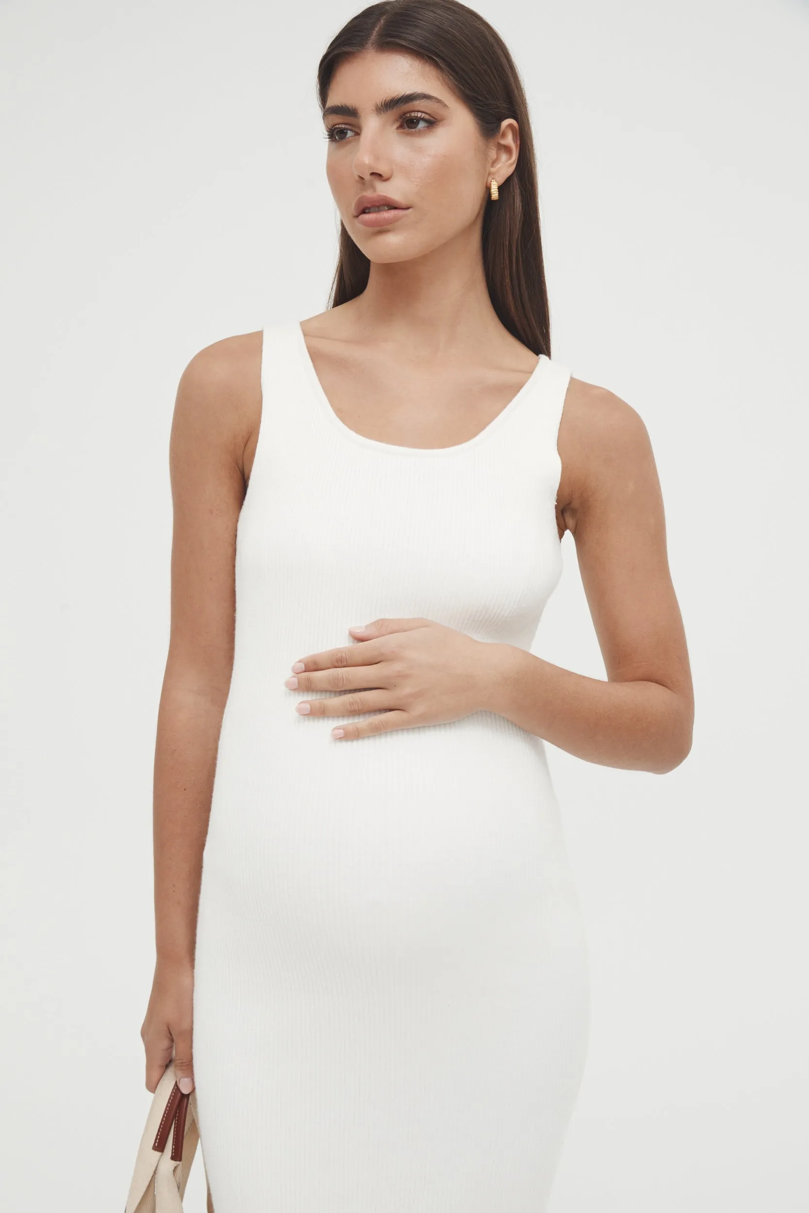 Coastline Knit Dress II (Ivory)