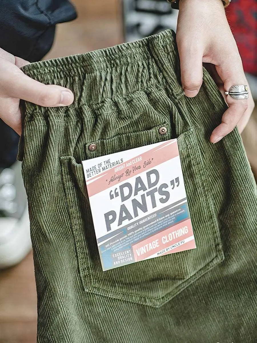 Corduroy Casual Dad Pants