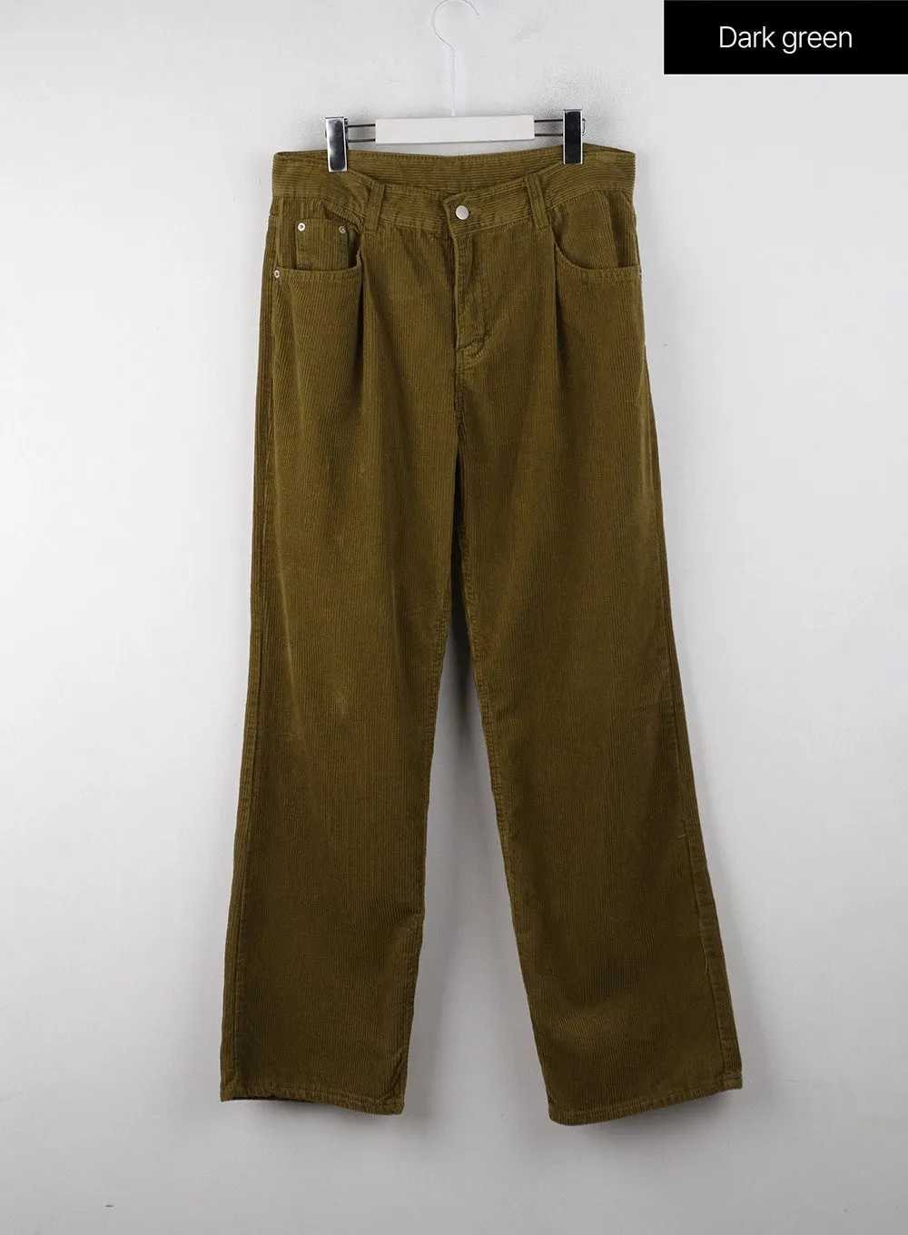 Corduroy Pintuck Wide Pants IJ403