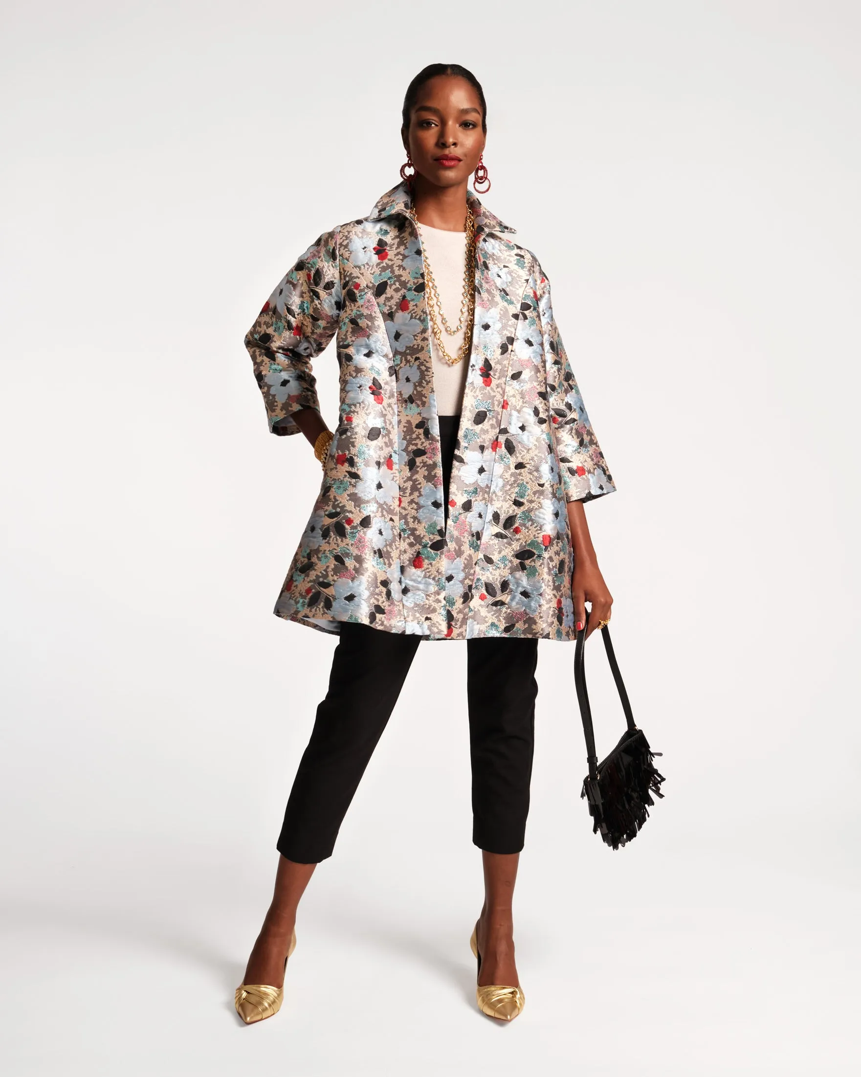 Cornelia Swing Jacket Poppy Party