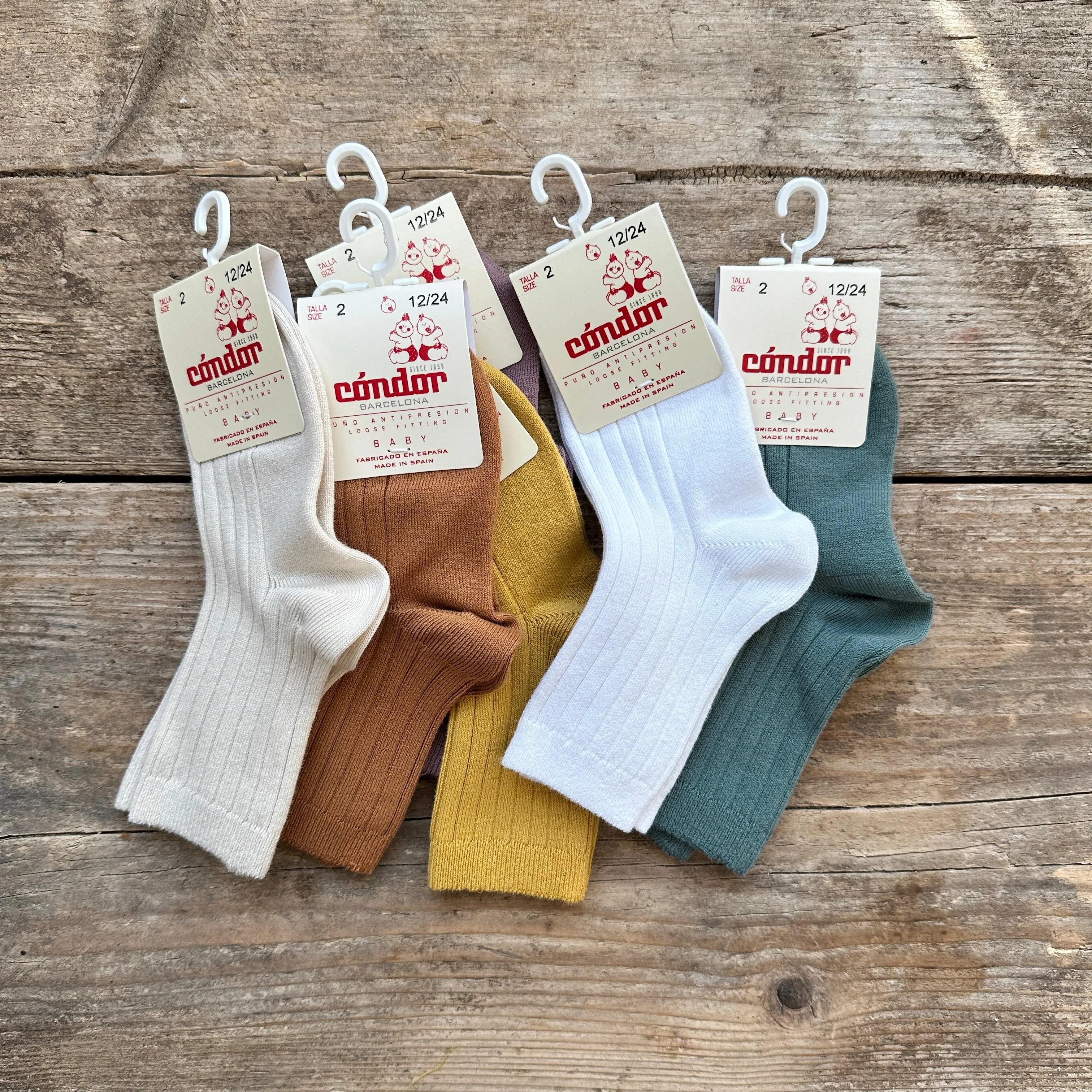 Cotton Rib Ankle Socks | White