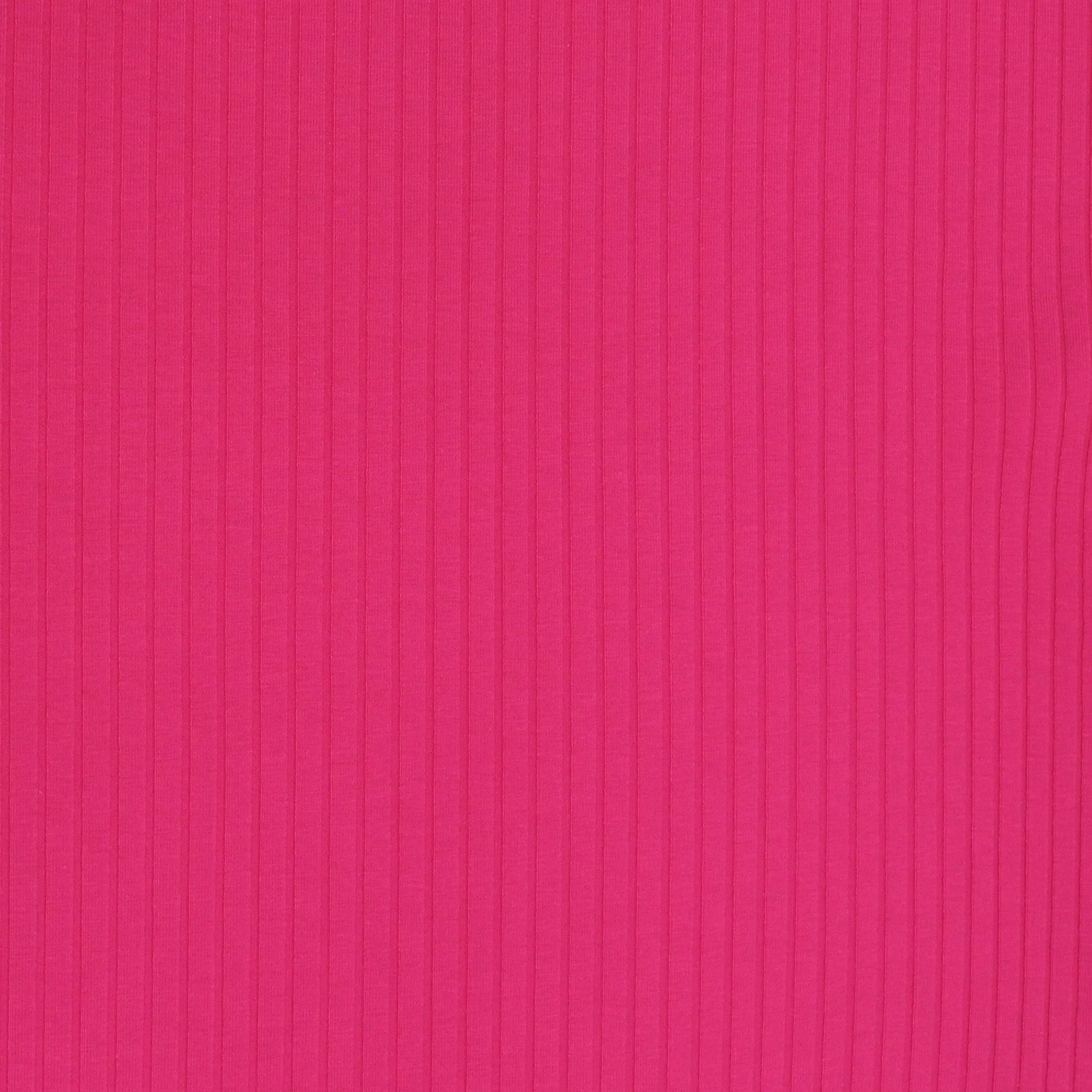 Cotton Wide Ribbed Jersey - Pink