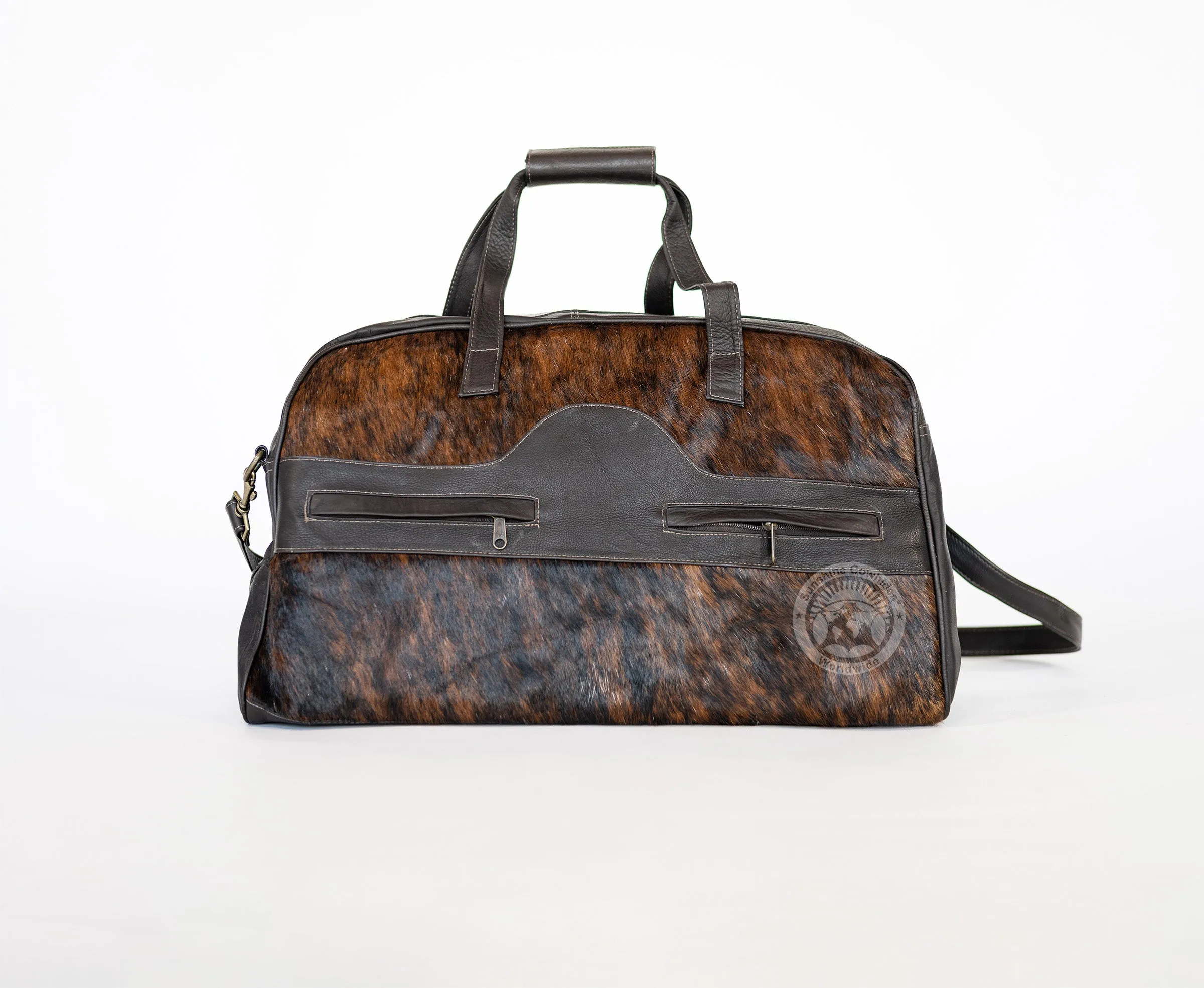 Cowhide Duffle Bag - Brindle