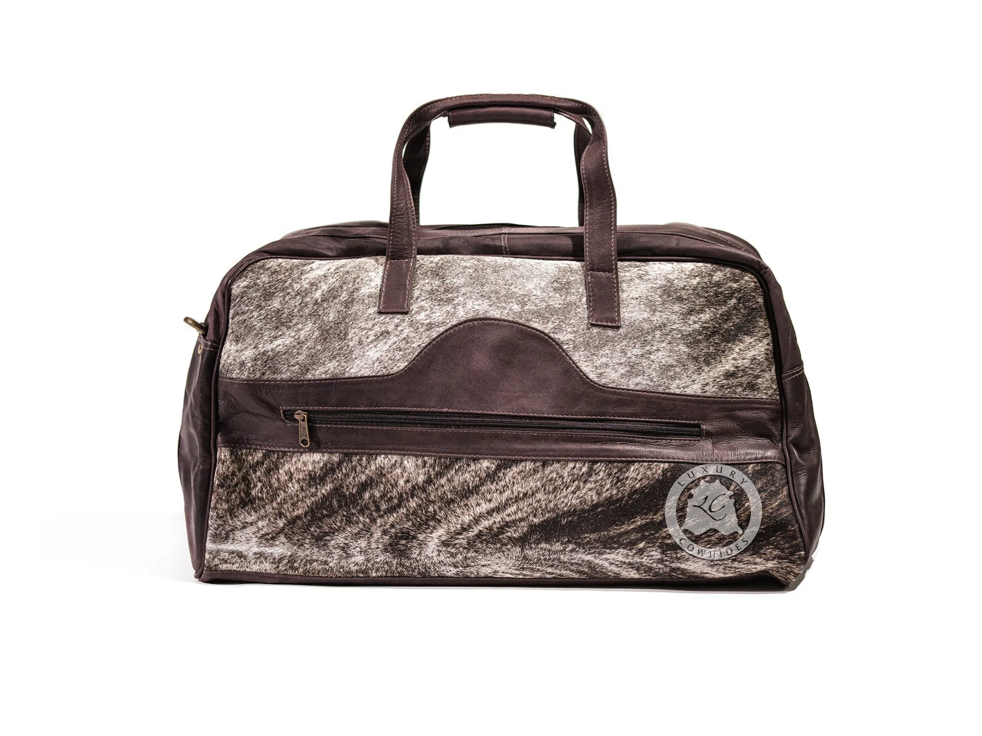 Cowhide Duffle Bag - Brindle