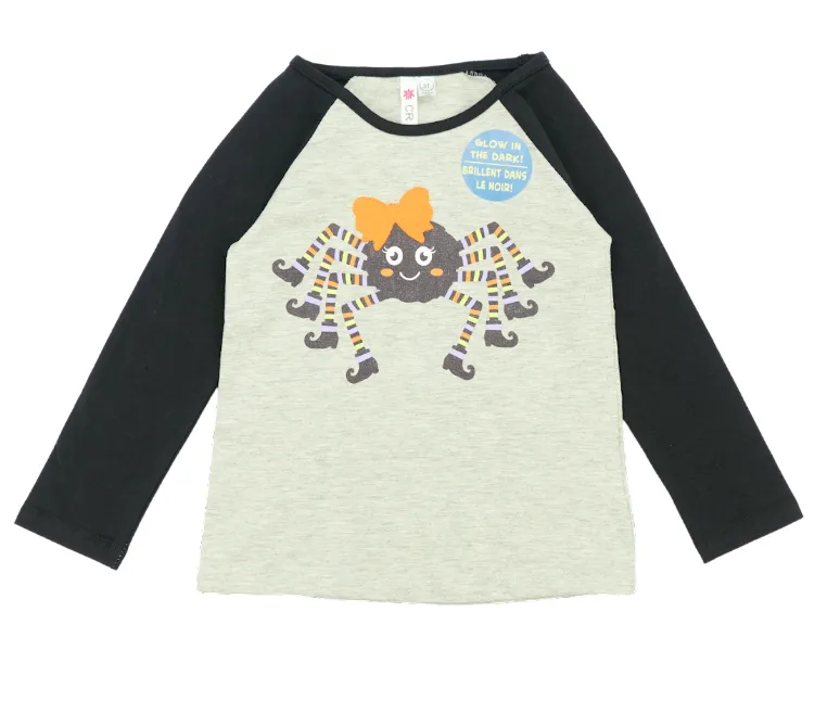 CR Kids Glow in the Dark Spider Graphic Tee