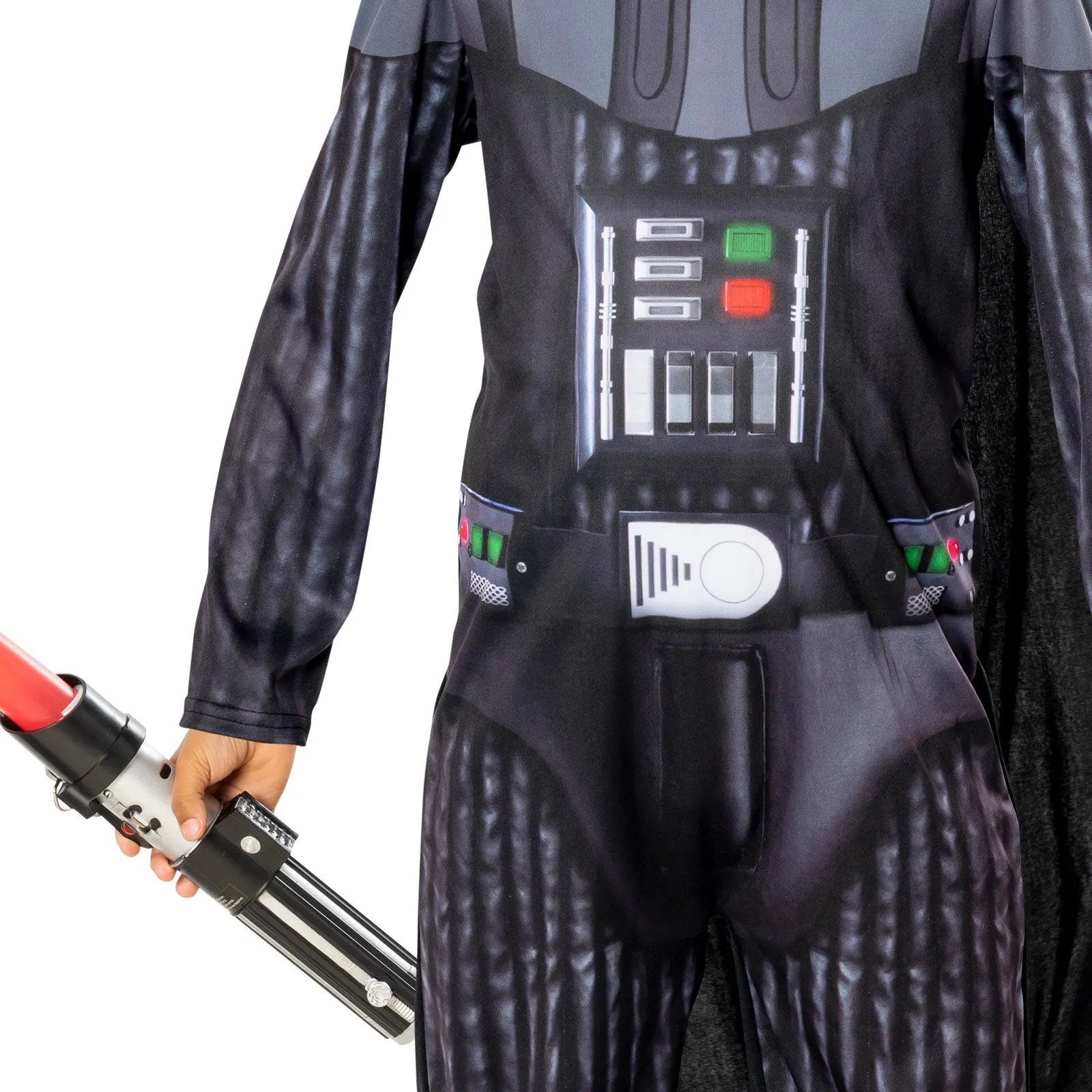 DARTH VADER COSTUME & NON-LIGHT UP LIGHTSABER, CHILD