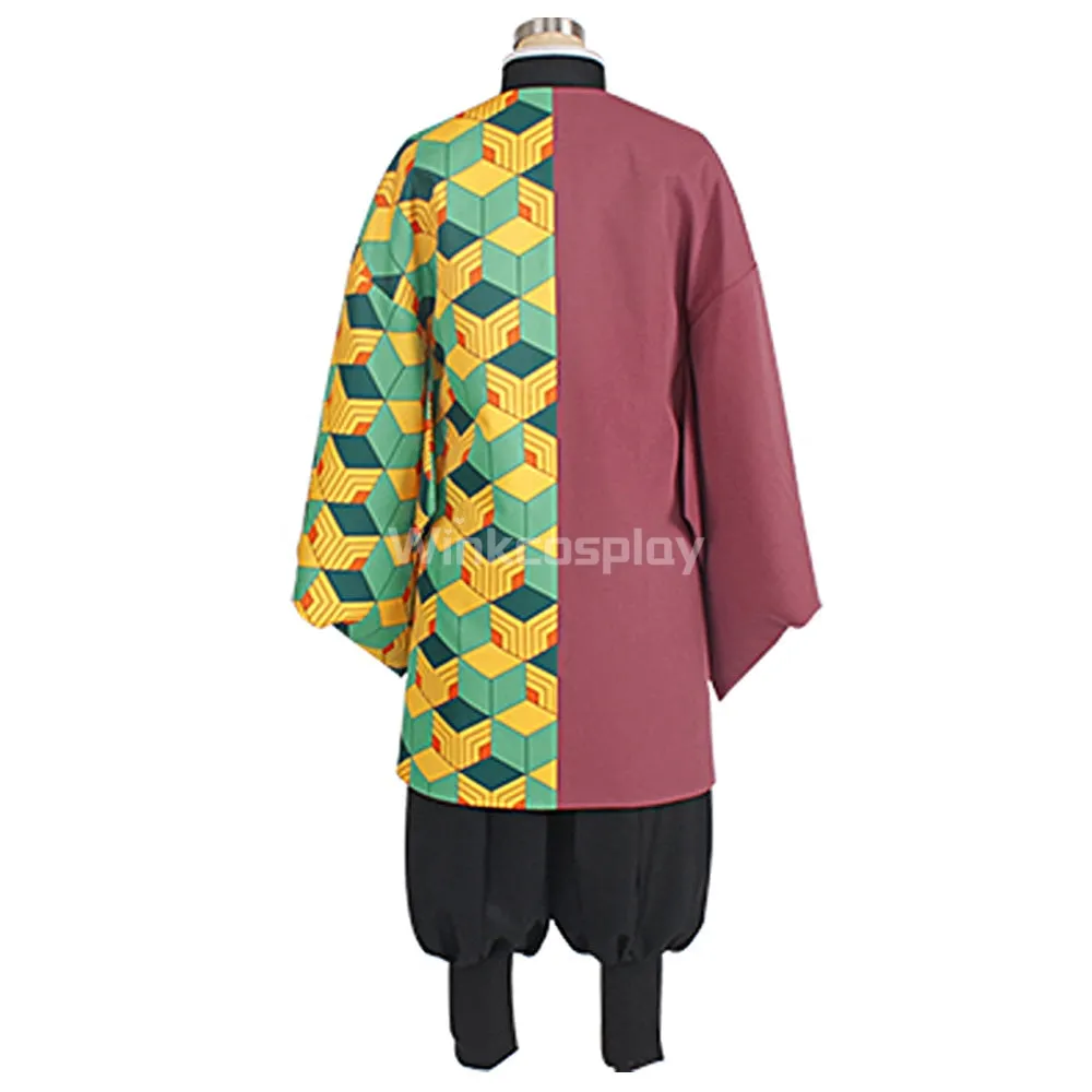 Demon Slayer: Kimetsu No Yaiba Giyuu Tomioka Cosplay Costume