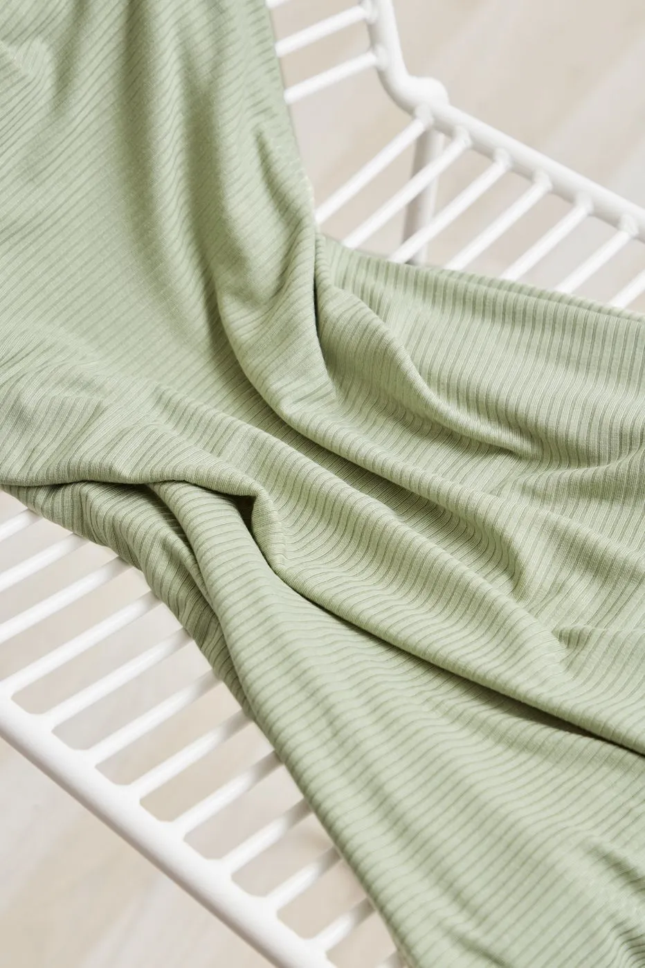 Derby Ribbed Jersey with TENCEL™ Fibres - Mint - Meet Milk