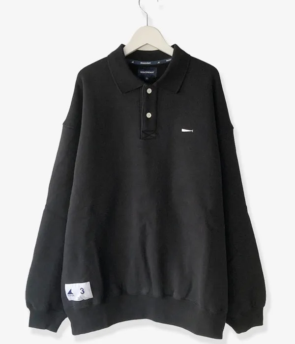 DESCENDANT/CACHALOT POLO JERJEY (BLACK)