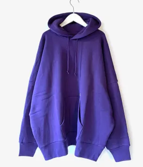 DESCENDANT/Ce jour HOODED SWEAT SHIRT (PURPLE)