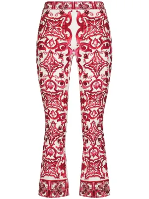 Dolce&Gabbana Cruise Trousers Fuchsia