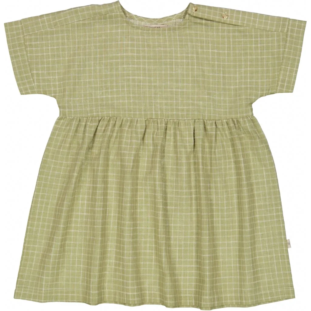 Dress Frances - green check