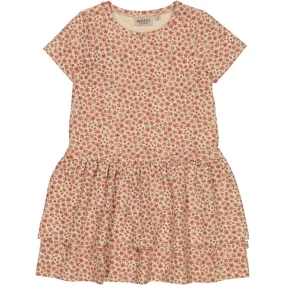 Dress Johanna - beige flowers