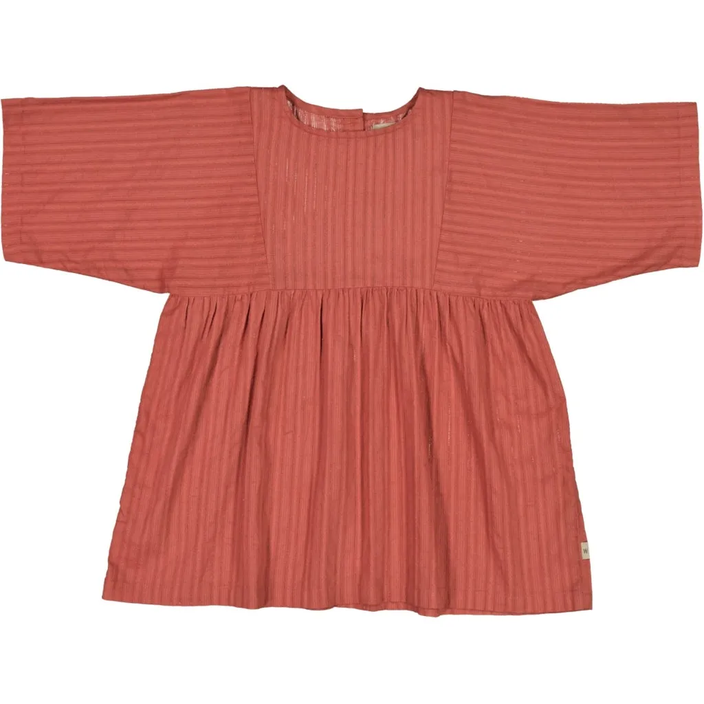 Dress Oline - dark terracotta