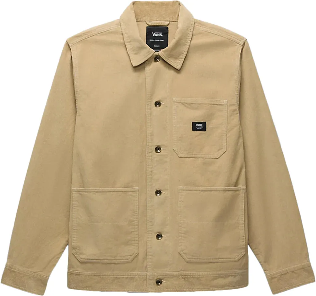 Drill Chore Corduroy Coat Taupe