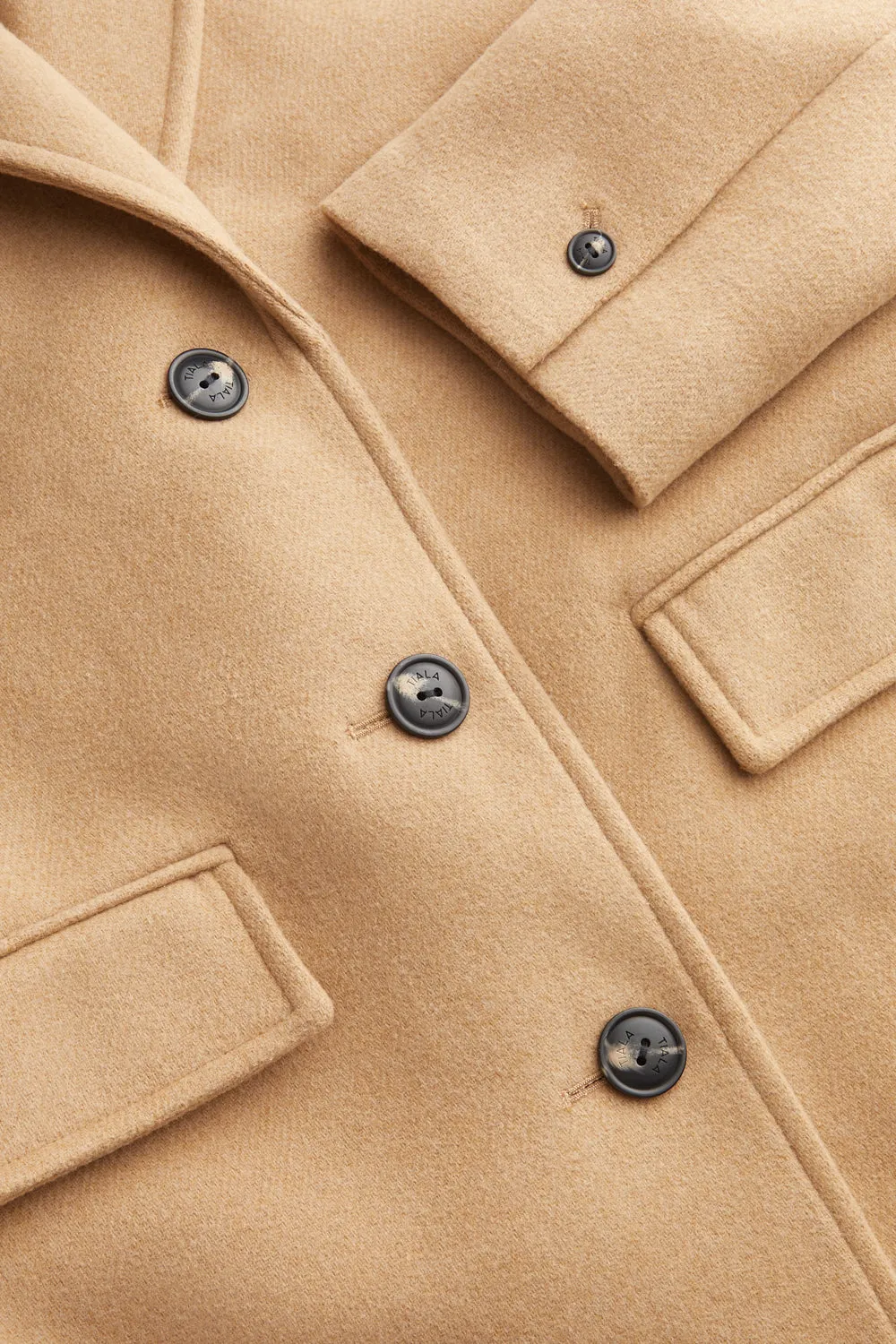 EVERYDAY SINGLE-BREASTED MULTIWAY STRUCTURED OVERCOAT - CAMEL