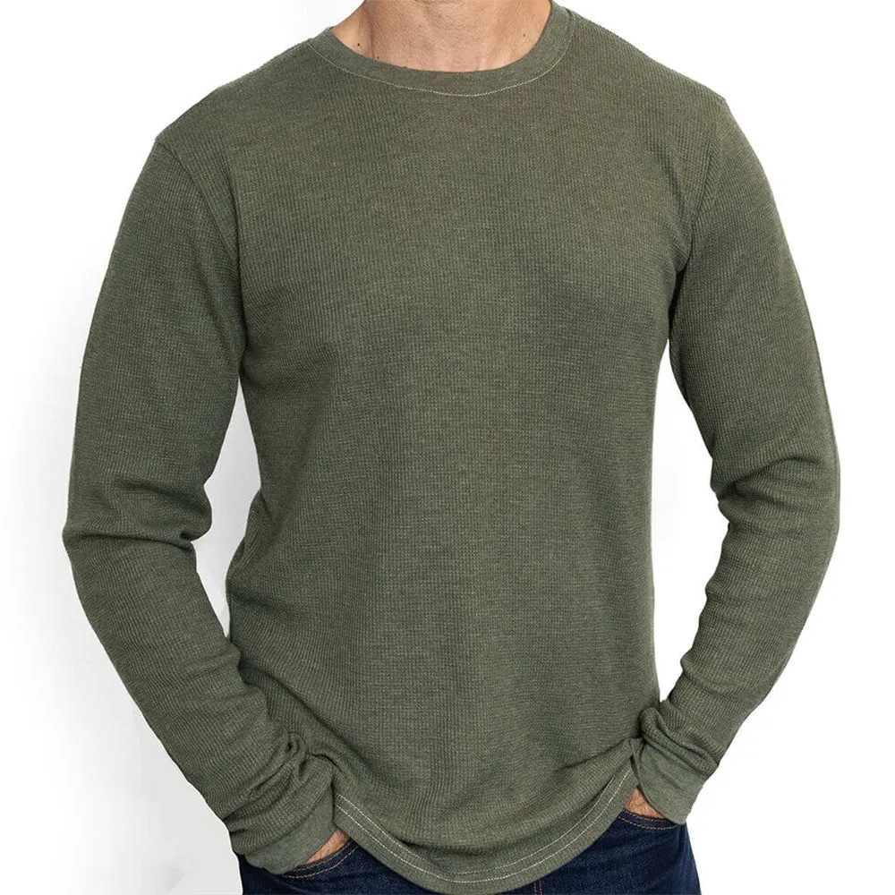 Fatigue Green Baby Thermal Long Sleeve Shirt