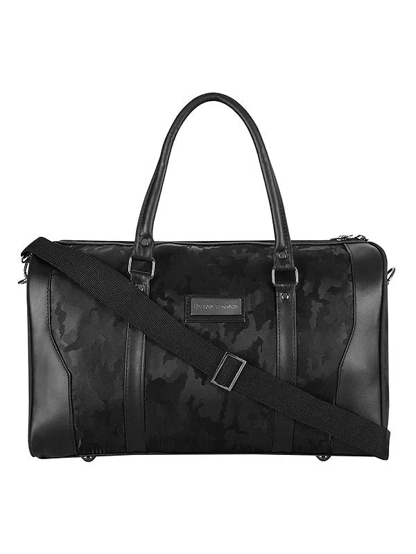 Faux Leather Duffle Bag