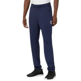 FILA Men's Active Track Pants Navy Peacoat Elastic Waist Drawstring