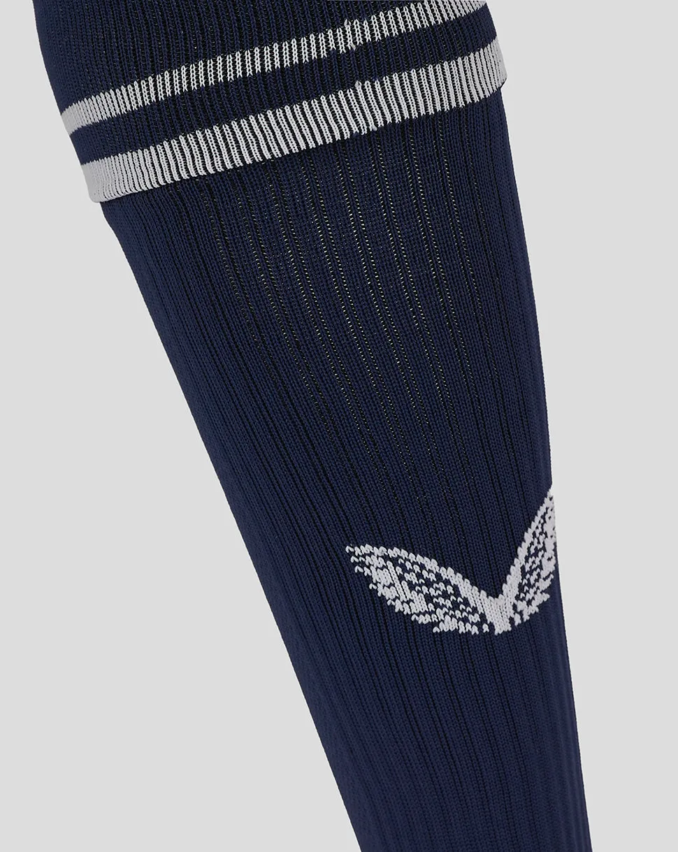 FOOTBALL SOCK WITH STRIPE - PEACOAT/WHITE